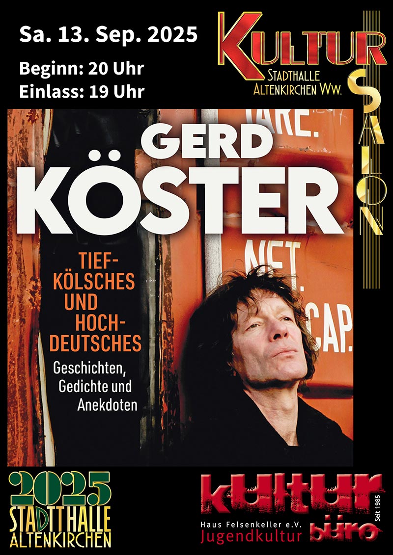 GERD KÖSTER - Lesung