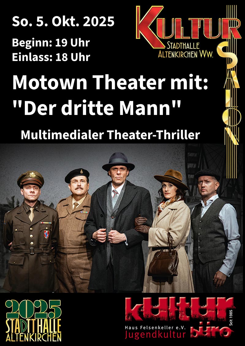 MOTOWN THEATER mit Der dritte Mann