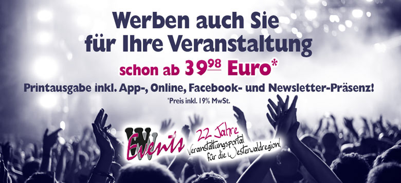Preise für Veranstaltungstipps Preise für Veranstaltungstipps